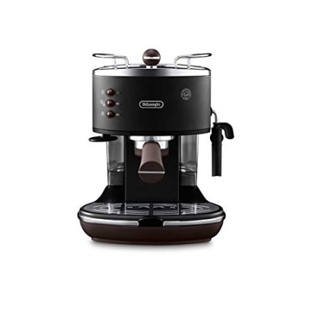 De'Longhi Icona Vintage ECOV311.BK Macchina da Caffè Espresso Manuale e Cappuccino, Caffè in Polvere o in Cialde E.S.E., 1100 