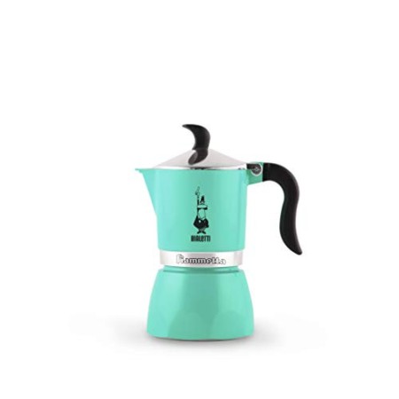 Bialetti Fiammetta, Caffettiera 3 Tazze, Alluminio, Artic Lights