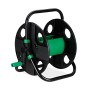 Relaxdays, Nero-Verde Avvolgitubo da 30m, per Giardini, Campeggi o Balconi, Senza Tubo, HxLxP: 39x43x30 cm