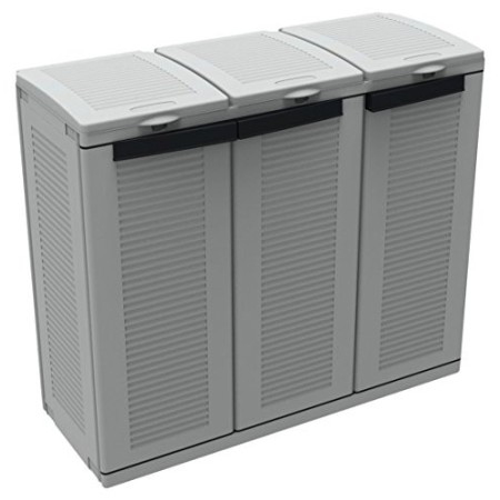 Terry 9714403 Ecocab Contenitori, Grigio, 102x39x88,7 cm