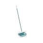 Leifheit 11700 Regulus Scopa Meccanica per Tappeti, Senza Cavi Elettrici, Metallo, Blu (Turchese)