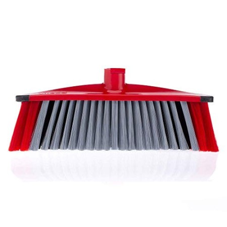 Vileda 3Action Scopa per Interni, con 3 Diverse Setole, Cattura Polvere, Morbida, per Angoli, Raccoglie Tutti i Tipi di Sporco, 