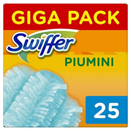 Swiffer Duster 25 Ricariche per Piumino Catturapolvere