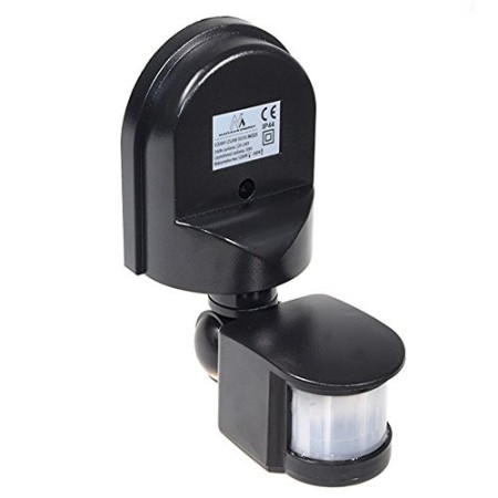 Maclean MCE25 Rilevatore Movimento Sensore PIR 180° da Parete Muro