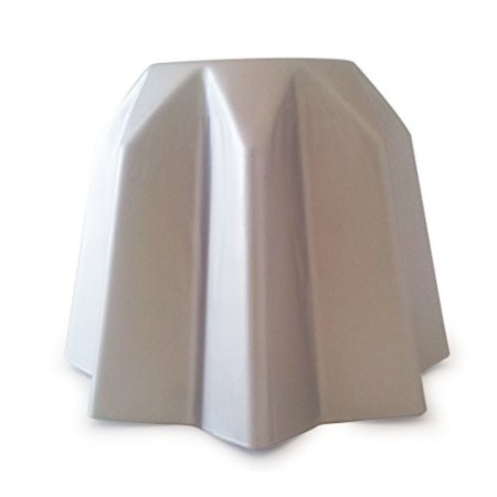 Decora 0062689 Stampo Pandoro in Alluminio Anodizzato, 1 Kg, Argento