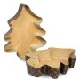 Guardini Monouso, 2 Stampi Albero 25x32cm - quantità max impasto 900gr., carta da forno, Colore beige