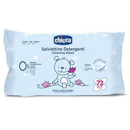 Chicco 00009163100000 Salviette, 72 Pezzi, No Flip Cover