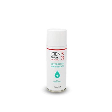 Igien-X Spray Detergente Igienizzante Multiuso con Alcol 75% Germicida - 400 ml