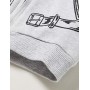 Chicco Cardigan con Cappuccio, Rosso e Grigio, 098 Bambino