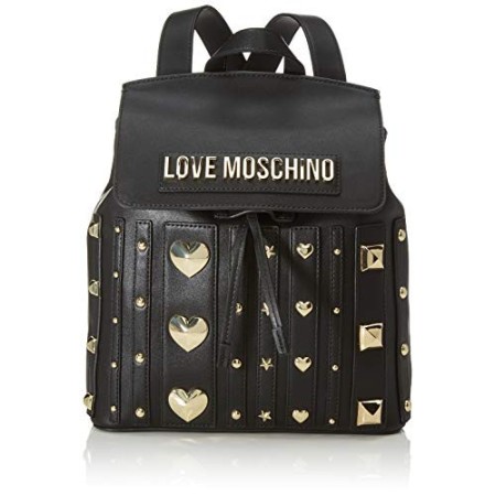 Love Moschino Pu, Borsa a Zainetto Donna, (Nero), 31x34x12 cm (W x H x L)