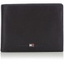 Tommy Hilfiger Johnson Cc And Coin Pocket Porta carte di credito, 75 cm, Nero