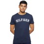 Tommy Hilfiger SS Tee Logo Maglietta, Blu (Navy Blazer 416), Medium Uomo