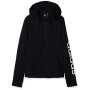 Adidas Essentials Linear Full Zip Hoodie, Track Tops Donna, Black/White, M 44-46
