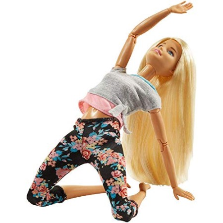 Barbie Bambola Snodata, 22 Punti Snodabili per Infiniti Movimenti, per Bambini 3+ Anni, FTG81