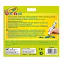 Crayola Mini Kids Pennarelli Super Lavabili A Punta Tonda, Per Asilo E Tempo Libero, 12 Colori & Mini Kids Maxi Pastelli A Cera 