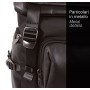 Zaino Invicta, Work Leather, Cuoio Nero, 30 Lt, Porta Laptop 15.6'' e porta Tablet, Tempo libero & Office