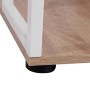 HOMCOM Scrivania PC di Design Moderno con Scaffale 133 x 55 x 123cm