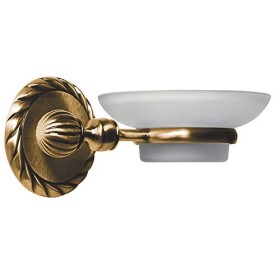OGOMONDO Porta Sapone Saponetta a Parete da Bagno Ottone Bronzato Accessori Alta QualitÃ
