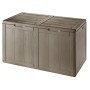 GENSINI Baule Medio 80x44x51 Marrone Plastica Articoli da cucina Made in Italy