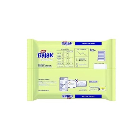 Nestlé Galak Professionale Cioccolato Bianco Galak Pane, 1 Kg