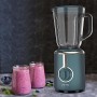 Imetec FrullaTutto Frullatore, Lame Tritaghiaccio in Acciaio Inox, Bicchiere da 800 ml in Vetro Antigraffio, 2 Velocità, Funzio
