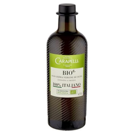 Carapelli Olio Extravergine di Oliva, 100% Italiano, Biologico, 750ml