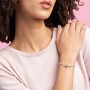 Pandora Me - Bracciale a maglia coda di topo e Argento Sterling, colore: argento, cod. 598408C00-16