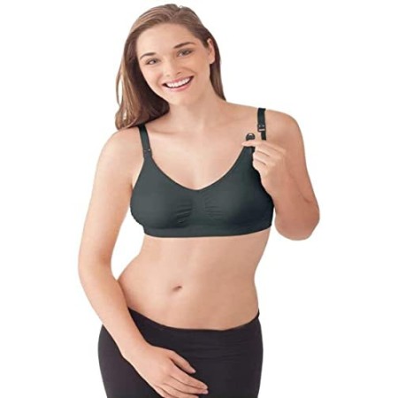 Medela Reggiseno Gravidanza e Allattamento, Nero, L