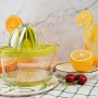 Spremiagrumi Manuale, Citrus Spremiagrumi per Arance, Limoni, Agrumi, 4 in 1, Spremiagrumi Limetta Pressa con 2 Alesatori e Cont