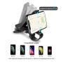 Modohe Supporto Auto Smartphone Universale Cruscotto Porta Cellulare Auto per iPhone11 Pro/11/Xs Max/Xs/Xr/X/8/7/6s Plus, Galaxy