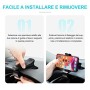 Modohe Supporto Auto Smartphone Universale Cruscotto Porta Cellulare Auto per iPhone11 Pro/11/Xs Max/Xs/Xr/X/8/7/6s Plus, Galaxy