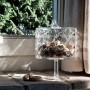 Guzzini Alzata Grande con Coperchio Love, Trasparente, Ø15.7 x h22 cm