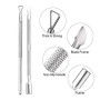 Kindax Kit per Rimozione Smalto per Unghie Include 10xClip per Piedi, 10xClip per Dita, 100 Cotoni e Tanti Accessori, Kit Mollet