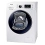 Samsung WW70K5410UW Lavatrice 7 kg AddWash, 1400 rpm, Bianco con Oblò Blu