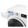 LG F2WT4S6AIDD Lavatrice Slim a Carica Frontale 6,5 Kg, Libera Installazione, 1200 Giri, Classe A+++ -20%, Intelligenza Artifici