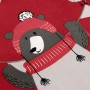 Bedlam - Set Copripiumino per Feste Natalizie, Red, Doppio