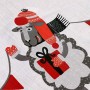 Bedlam - Set Copripiumino per Feste Natalizie, Red, Doppio
