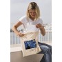 Hole Gadget S.r.l Shopping Tote Bag Aesthetic Van Gogh 100% Cotone Naturale Ecosostenibile 38x42 cm Shopper dai Mille Usi Borsa 