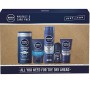 NIVEA MEN Protect & Care Gift Pack, set regalo da uomo per articoli da toeletta, formule per la cura e la protezione, set regalo