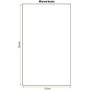 Italpak Buste (Sacchetti) Trasparenti per Alimenti Dolceneve 50 pz, Poliuretano, Oro/Bianco, 15x25 cm