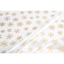 Italpak Buste (Sacchetti) Trasparenti per Alimenti Dolceneve 50 pz, Poliuretano, Oro/Bianco, 15x25 cm