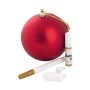 Baby Art My Christmas Fairy Pallina di Natale in Plastica, Decorazione Natalizia Albero Natale, con Kit Impronta, Rosso