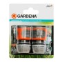 Gardena Fast per tubo Ø INT. 13-15 mm. Contenuto: 2 x 18215 connettori, standard