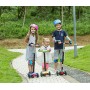 Hikole Monopattino per bambini con 3 ruote, altezza regolabile, per bambini e bambine, 3 – 12, luce LED lampeggiante, ruote in