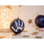 Baby Art My Christmas Fairy Pallina di Natale in Plastica, Decorazione Natalizia Albero Natale, con Kit Impronta, Rosso