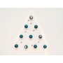 Baby Art My Christmas Fairy Pallina di Natale in Plastica, Decorazione Natalizia Albero Natale, con Kit Impronta, Rosso
