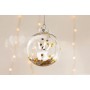 Baby Art My Christmas Fairy Pallina di Natale in Plastica, Decorazione Natalizia Albero Natale, con Kit Impronta, Rosso