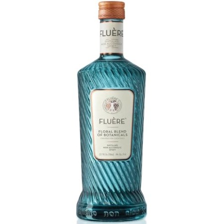 FLUÈRE - Gin analcolico, distillato floreale analcolico, 700 ml