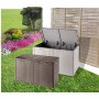 GENSINI Baule Medio 80x44x51 Marrone Plastica Articoli da cucina Made in Italy