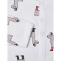 Name It Nbnnightsuit 2p W/f Noos Pigiama, Multicolore (Weiß Bright White), 56 (Pacco da 2) Unisex-Bimbi